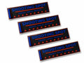 Four SHOOTING SPOT markers with blue text on a black background.