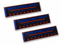 Three 'SHOOTING SPOT' markers with blue text on a black background.